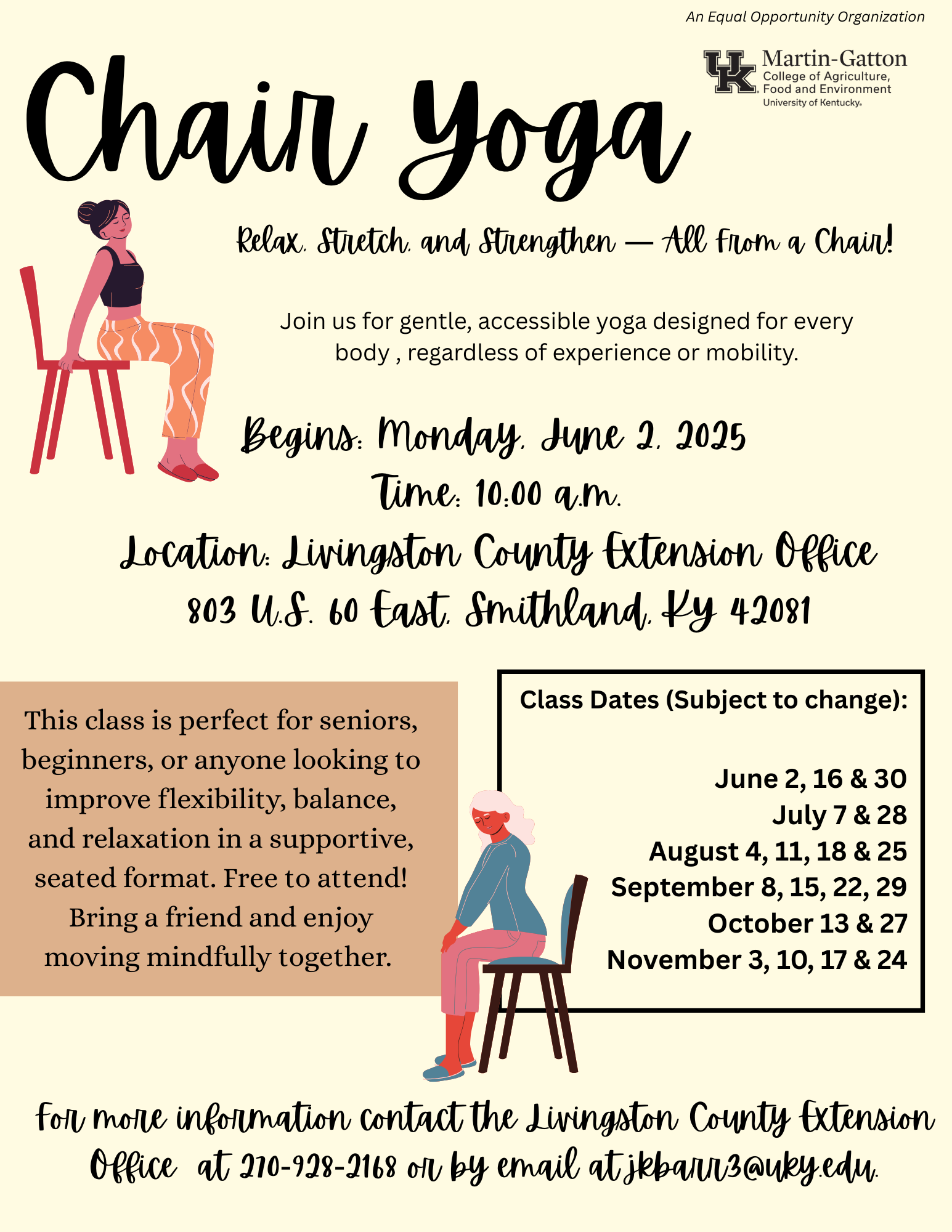 Chair Yoga Flyer