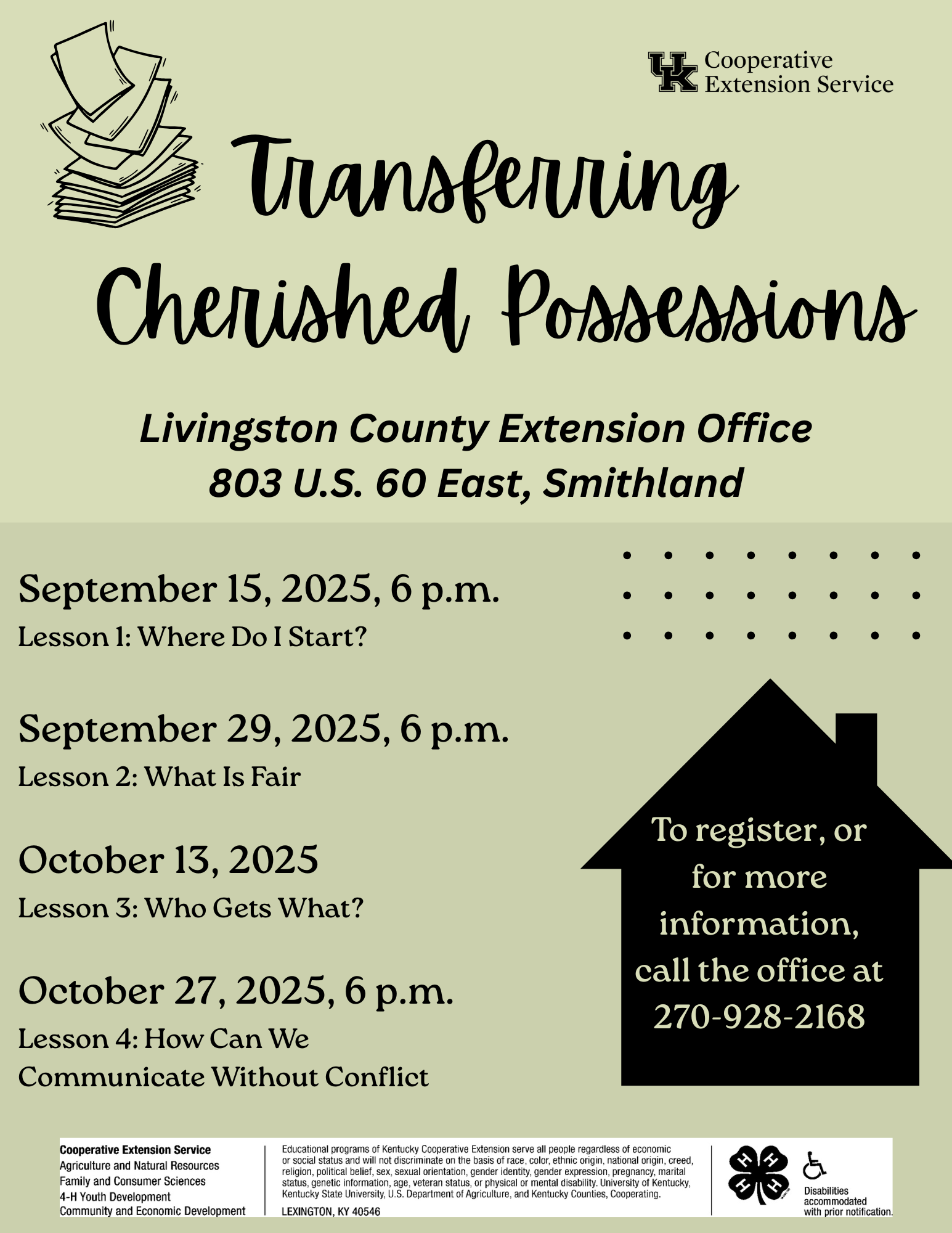 Transferring Cherished Possessions