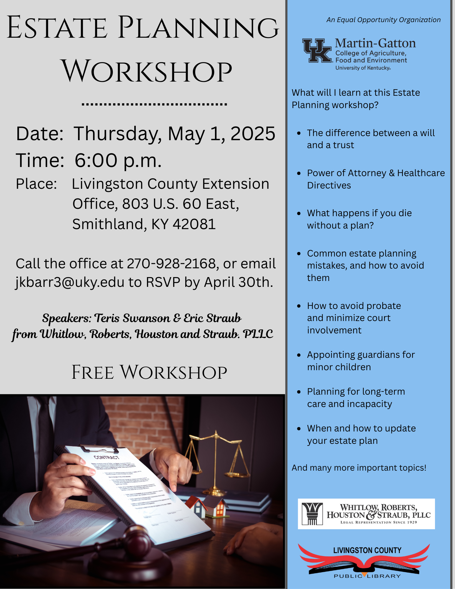 Estate Planning Flyer