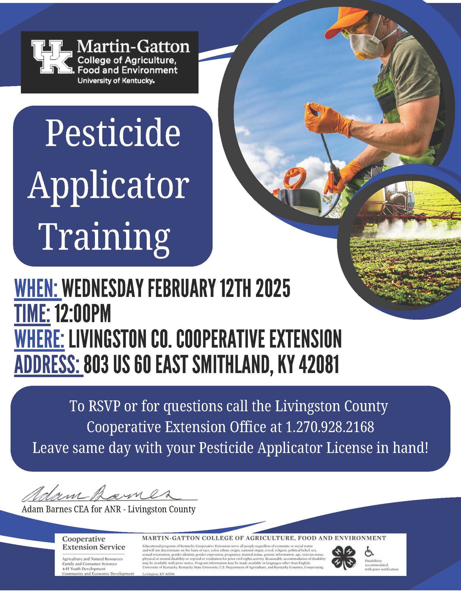 Pesticide Applicator Training