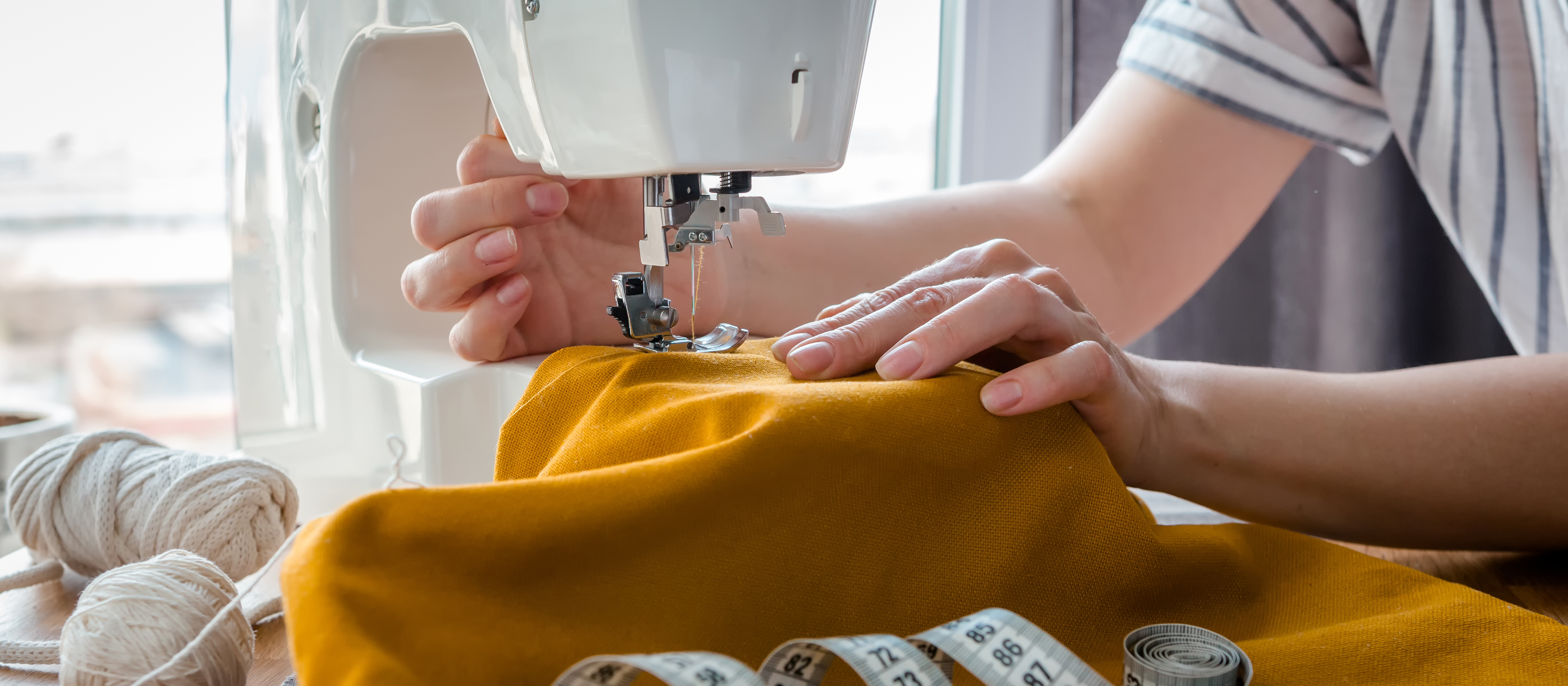 Person sewing