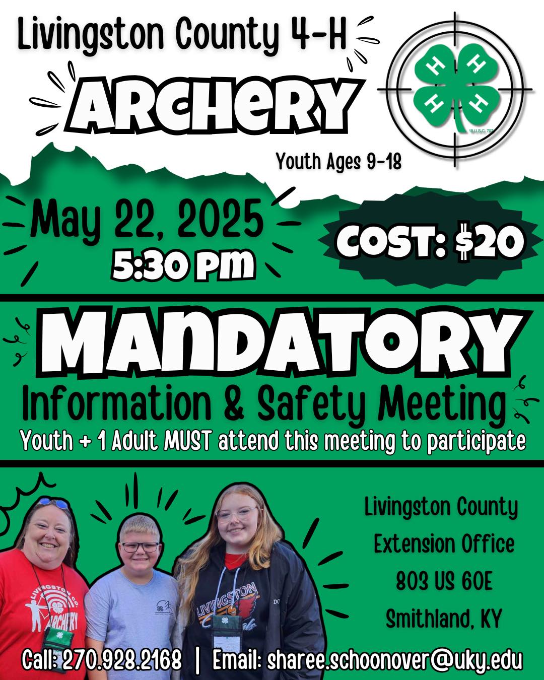 Archery Safety Meeting Flyer