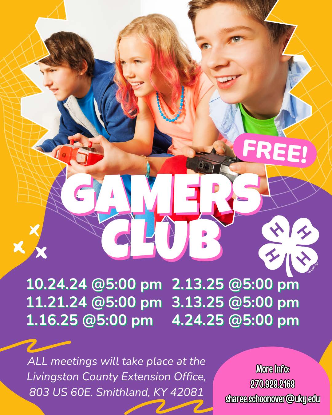 Gamers Club Flyer