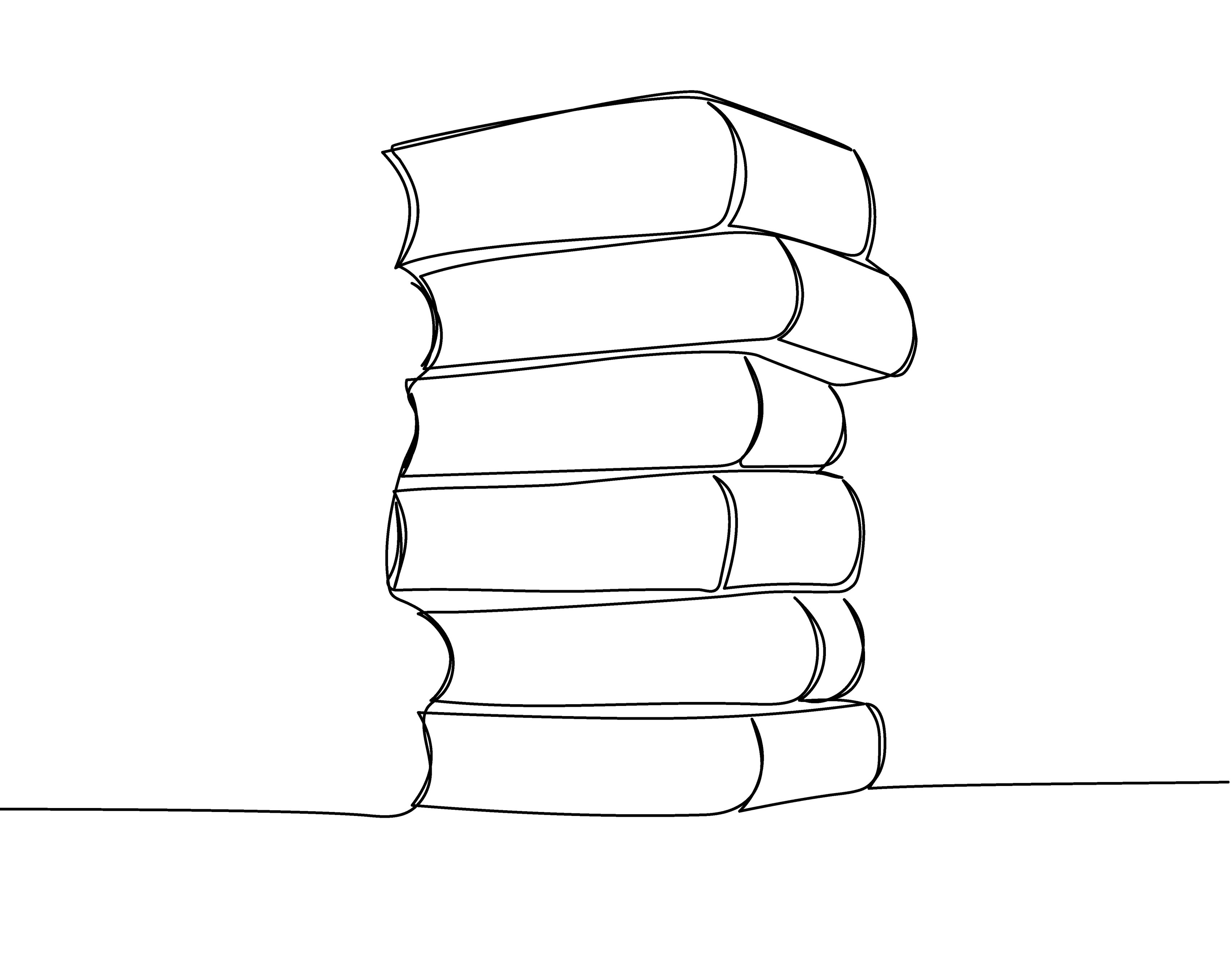 stack of books